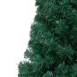 vidaXL Künstlicher Halb-Weihnachtsbaum Beleuchtung Ständer Grün 150 cm vidaXL Künstlicher Halb-Weihnachtsbaum Beleuchtung Ständer Grün 150 cm