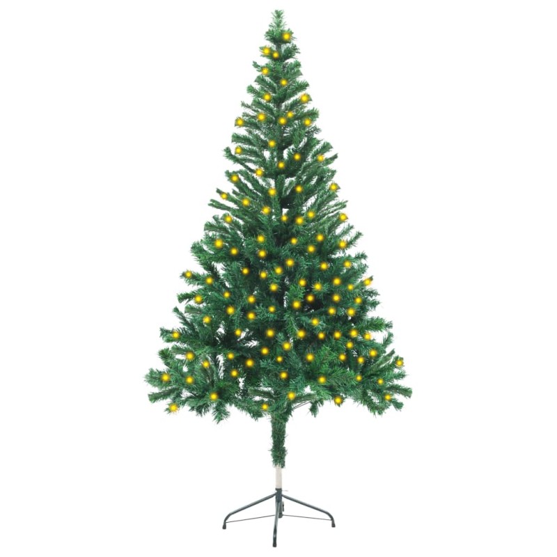 vidaXL Künstlicher Weihnachtsbaum Beleuchtung Ständer 150cm 380 Zweige vidaXL Künstlicher Weihnachtsbaum Beleuchtung Ständer 150cm 380 Zweige