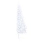 vidaXL Künstlicher Halb-Weihnachtsbaum Beleuchtung Ständer Weiß 210 cm vidaXL Künstlicher Halb-Weihnachtsbaum Beleuchtung Ständer Weiß 210 cm