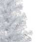 vidaXL Künstlicher Weihnachtsbaum Beleuchtung & Ständer Silber 150 cm vidaXL Künstlicher Weihnachtsbaum Beleuchtung & Ständer Silber 150 cm