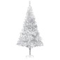 vidaXL Künstlicher Weihnachtsbaum Beleuchtung & Ständer Silber 240 cm vidaXL Künstlicher Weihnachtsbaum Beleuchtung & Ständer Silber 240 cm