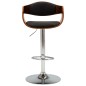 Barhocker 2 Stk. Grau Bugholz und Stoff Barhocker 2 Stk. Grau Bugholz und Stoff