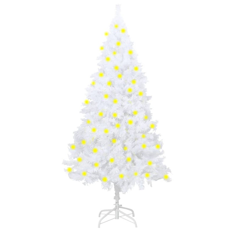 vidaXL Künstlicher Weihnachtsbaum Beleuchtung Buschige Zweige 150 cm vidaXL Künstlicher Weihnachtsbaum Beleuchtung Buschige Zweige 150 cm