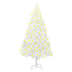 vidaXL Künstlicher Weihnachtsbaum Beleuchtung Buschige Zweige 210 cm