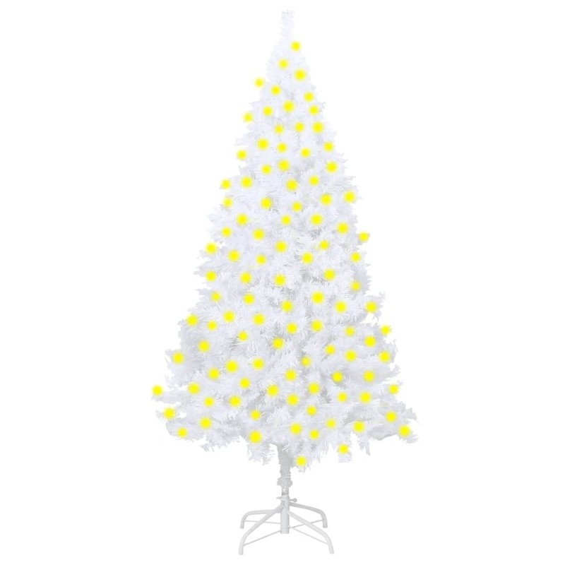 vidaXL Künstlicher Weihnachtsbaum Beleuchtung Buschige Zweige 210 cm vidaXL Künstlicher Weihnachtsbaum Beleuchtung Buschige Zweige 210 cm