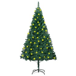 vidaXL Künstlicher Weihnachtsbaum Beleuchtung Buschige Zweige 150 cm