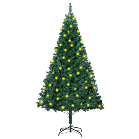 vidaXL Künstlicher Weihnachtsbaum Beleuchtung Buschige Zweige 150 cm