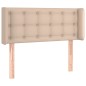 vidaXL Kopfteil mit Ohren Cappuccino-Braun 93x16x78/88 cm Kunstleder vidaXL Kopfteil mit Ohren Cappuccino-Braun 93x16x78/88 cm Kunstleder