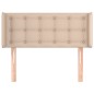 vidaXL Kopfteil mit Ohren Cappuccino-Braun 93x16x78/88 cm Kunstleder vidaXL Kopfteil mit Ohren Cappuccino-Braun 93x16x78/88 cm Kunstleder