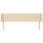 vidaXL Kopfteil mit Ohren Creme 163x16x78/88 cm Stoff vidaXL Kopfteil mit Ohren Creme 163x16x78/88 cm Stoff