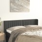 vidaXL Kopfteil mit Ohren Dunkelgrau 147x16x78/88 cm Samt vidaXL Kopfteil mit Ohren Dunkelgrau 147x16x78/88 cm Samt