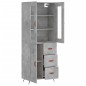vidaXL Highboard Betongrau 69,5x34x180 cm Holzwerkstoff vidaXL Highboard Betongrau 69,5x34x180 cm Holzwerkstoff