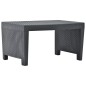 vidaXL Garten-Lounge-Set mit Auflagen 4-tlg. Kunststoff Anthrazit vidaXL Garten-Lounge-Set mit Auflagen 4-tlg. Kunststoff Anthrazit