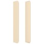 vidaXL Kopfteil mit Ohren Creme 103x16x118/128 cm Stoff