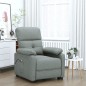 vidaXL Massagesessel mit Aufstehhilfe Dunkelgrau Stoff vidaXL Massagesessel mit Aufstehhilfe Dunkelgrau Stoff