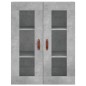 vidaXL Highboard Betongrau 69,5x34x180 cm Holzwerkstoff vidaXL Highboard Betongrau 69,5x34x180 cm Holzwerkstoff