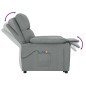 vidaXL Massagesessel mit Aufstehhilfe Dunkelgrau Stoff vidaXL Massagesessel mit Aufstehhilfe Dunkelgrau Stoff