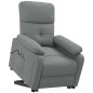 vidaXL Massagesessel mit Aufstehhilfe Dunkelgrau Stoff vidaXL Massagesessel mit Aufstehhilfe Dunkelgrau Stoff