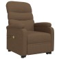 vidaXL Massagesessel mit Aufstehhilfe Braun Stoff vidaXL Massagesessel mit Aufstehhilfe Braun Stoff