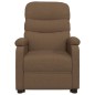 vidaXL Massagesessel mit Aufstehhilfe Braun Stoff vidaXL Massagesessel mit Aufstehhilfe Braun Stoff