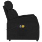 vidaXL Massagesessel mit Aufstehhilfe Schwarz Stoff vidaXL Massagesessel mit Aufstehhilfe Schwarz Stoff