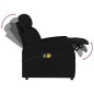 vidaXL Massagesessel mit Aufstehhilfe Schwarz Stoff vidaXL Massagesessel mit Aufstehhilfe Schwarz Stoff