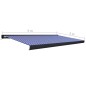 vidaXL Kassettenmarkise mit Motor 500x300 cm Blau und Weiß vidaXL Kassettenmarkise mit Motor 500x300 cm Blau und Weiß