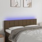 vidaXL LED Kopfteil Dunkelbraun 144x5x78/88 cm Stoff vidaXL LED Kopfteil Dunkelbraun 144x5x78/88 cm Stoff