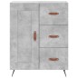 vidaXL Highboard Betongrau 69,5x34x180 cm Holzwerkstoff vidaXL Highboard Betongrau 69,5x34x180 cm Holzwerkstoff