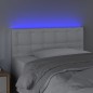 vidaXL LED Kopfteil Weiß 90x5x78/88 cm Kunstleder vidaXL LED Kopfteil Weiß 90x5x78/88 cm Kunstleder