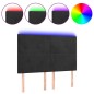 vidaXL LED Kopfteil Schwarz 144x5x118/128 cm Samt vidaXL LED Kopfteil Schwarz 144x5x118/128 cm Samt