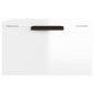 vidaXL Wand-Nachttisch Hochglanz-Weiß 34x30x20 cm vidaXL Wand-Nachttisch Hochglanz-Weiß 34x30x20 cm