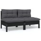 vidaXL 13-tlg. Garten-Lounge-Set mit Anthrazit Kissen Kiefernholz vidaXL 13-tlg. Garten-Lounge-Set mit Anthrazit Kissen Kiefernholz
