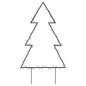 vidaXL Weihnachtsbaum mit Erdspießen und 80 LEDs 60 cm vidaXL Weihnachtsbaum mit Erdspießen und 80 LEDs 60 cm