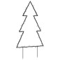 vidaXL Weihnachtsbaum mit Erdspießen und 80 LEDs 60 cm vidaXL Weihnachtsbaum mit Erdspießen und 80 LEDs 60 cm