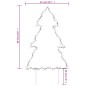 vidaXL Weihnachtsbaum mit Erdspießen und 80 LEDs 60 cm vidaXL Weihnachtsbaum mit Erdspießen und 80 LEDs 60 cm