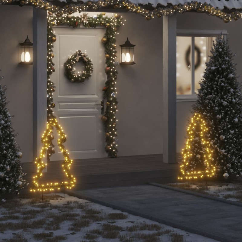 vidaXL Weihnachtsbaum mit Erdspießen und 115 LEDs 90 cm vidaXL Weihnachtsbaum mit Erdspießen und 115 LEDs 90 cm