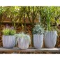 Capi Vase Groove Elegant 34x46 cm Elfenbein Capi Vase Groove Elegant 34x46 cm Elfenbein