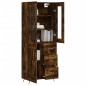 Highboard Räuchereiche 69,5x34x180 cm Holzwerkstoff Highboard Räuchereiche 69,5x34x180 cm Holzwerkstoff