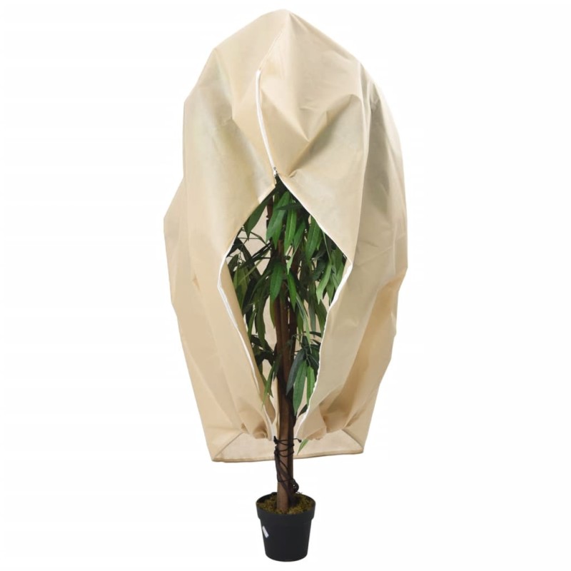 vidaXL Wintervlies mit Reißverschluss 2 Stk. 70 g/m² 1x1,55 m vidaXL Wintervlies mit Reißverschluss 2 Stk. 70 g/m² 1x1,55 m