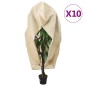 vidaXL Wintervlies mit Reißverschluss 10 Stk. 70 g/m² 1x1,55 m vidaXL Wintervlies mit Reißverschluss 10 Stk. 70 g/m² 1x1,55 m