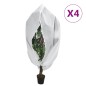 vidaXL Wintervlies mit Reißverschluss 4 Stk. 70 g/m² 3,93x3 m vidaXL Wintervlies mit Reißverschluss 4 Stk. 70 g/m² 3,93x3 m