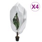 vidaXL Wintervlies mit Reißverschluss 4 Stk. 70 g/m² 1x1,55 m vidaXL Wintervlies mit Reißverschluss 4 Stk. 70 g/m² 1x1,55 m
