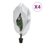 vidaXL Wintervlies mit Reißverschluss 4 Stk. 70 g/m² 2,36x2 m vidaXL Wintervlies mit Reißverschluss 4 Stk. 70 g/m² 2,36x2 m