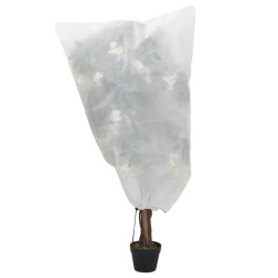 vidaXL Wintervlies mit Kordelzug 12 Stk. 70 g/m² 0,8x1,2 m