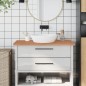 vidaXL Waschtischplatte 100x60x2,5 cm Massivholz Buche vidaXL Waschtischplatte 100x60x2,5 cm Massivholz Buche