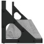 vidaXL Wandregale 2 Stk. Grau Sonoma 60x15x15,5 cm vidaXL Wandregale 2 Stk. Grau Sonoma 60x15x15,5 cm