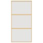 vidaXL Schiebetür Golden 102,5x205 cm Matt ESG-Glas und Aluminium vidaXL Schiebetür Golden 102,5x205 cm Matt ESG-Glas und Aluminium