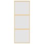 vidaXL Schiebetür Golden 76x205 cm Matt ESG-Glas und Aluminium vidaXL Schiebetür Golden 76x205 cm Matt ESG-Glas und Aluminium