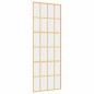 vidaXL Schiebetür Golden 76x205 cm ESG-Klarglas und Aluminium vidaXL Schiebetür Golden 76x205 cm ESG-Klarglas und Aluminium